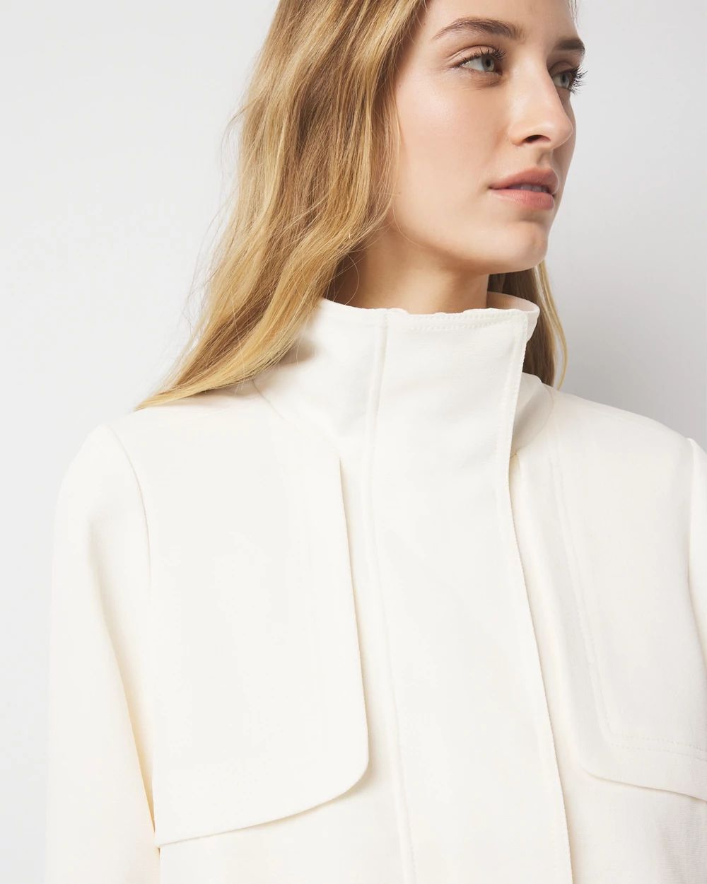 Zip-Up Jacket with Pockets | White House Black Market